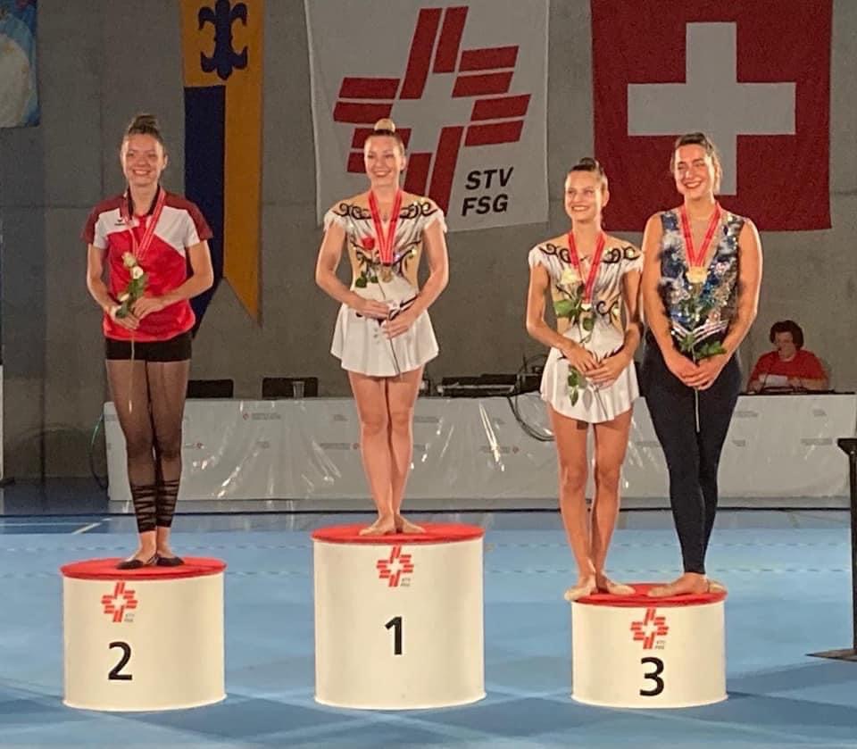 Oro argento e bronzo per la SFG Losone agli ultimi Campionati Svizzeri di Gymnastique.
